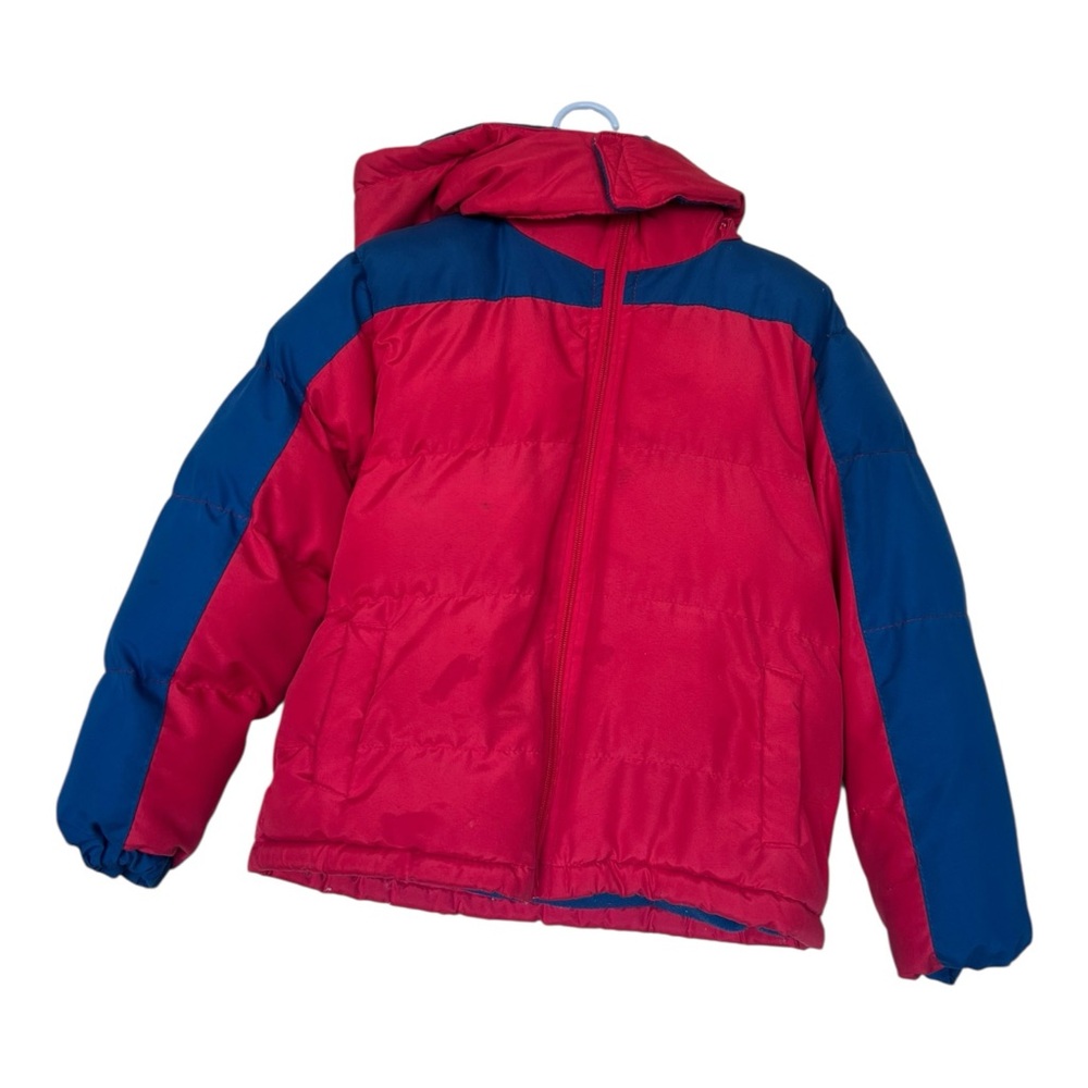 Bundles of 2 Boys Operation Warm Kids Blue and Red Puffer Jacket Size 5/6 - Picture 4 of 6